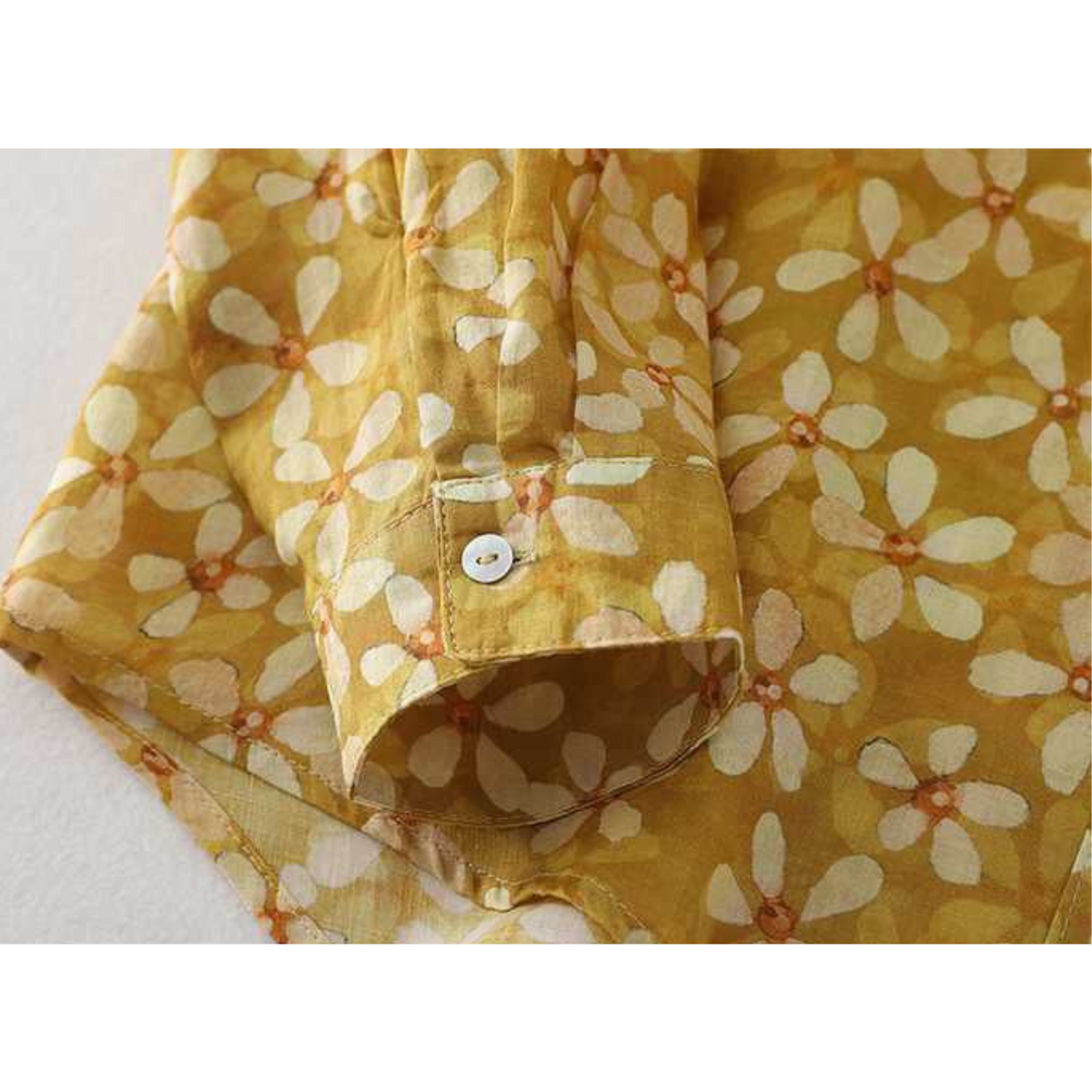 Woman Styled in Mustard Pure Cotton Full Sleeve Shirt