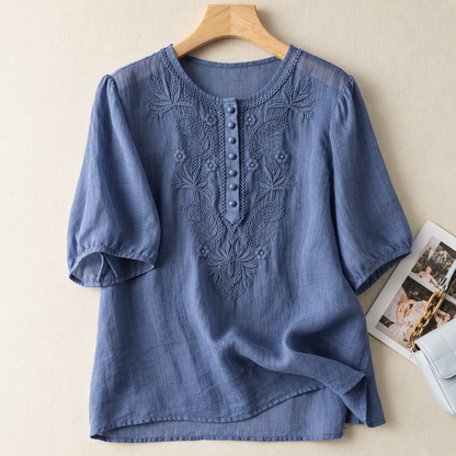 Pure Cotton Embroidered Comfortable Top
