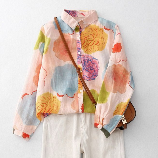 Pure Cotton Printed Full Sleeve Casual Shirt