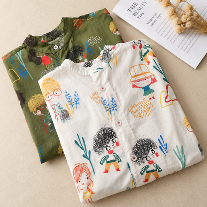 Cotton Digital Printed Comfort Shirt