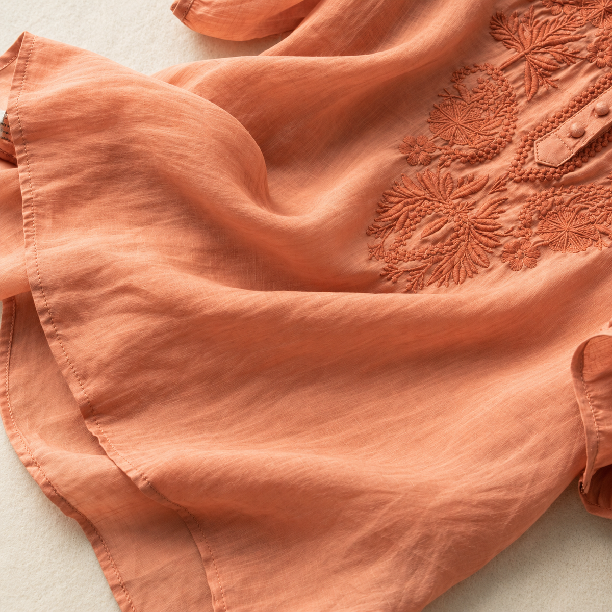 Pure Cotton Embroidered Comfortable Top
