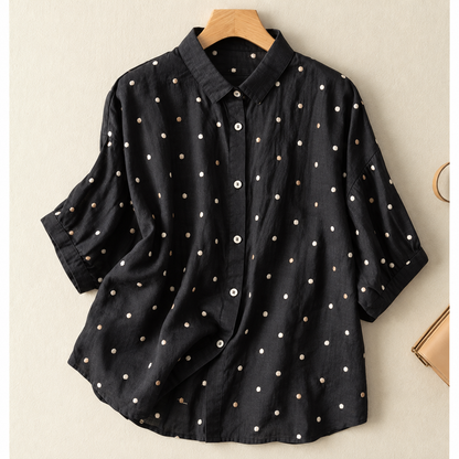 Pure Cotton Embroidered Casual Wear Comfort Shirt
