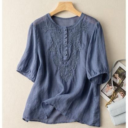 Pure Cotton Embroidered Comfortable Top