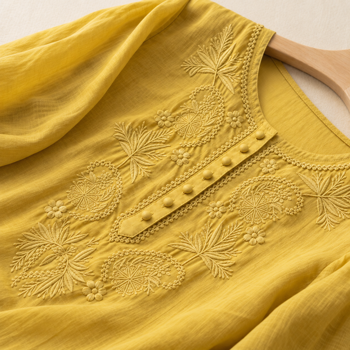 Pure Cotton Embroidered Comfortable Top