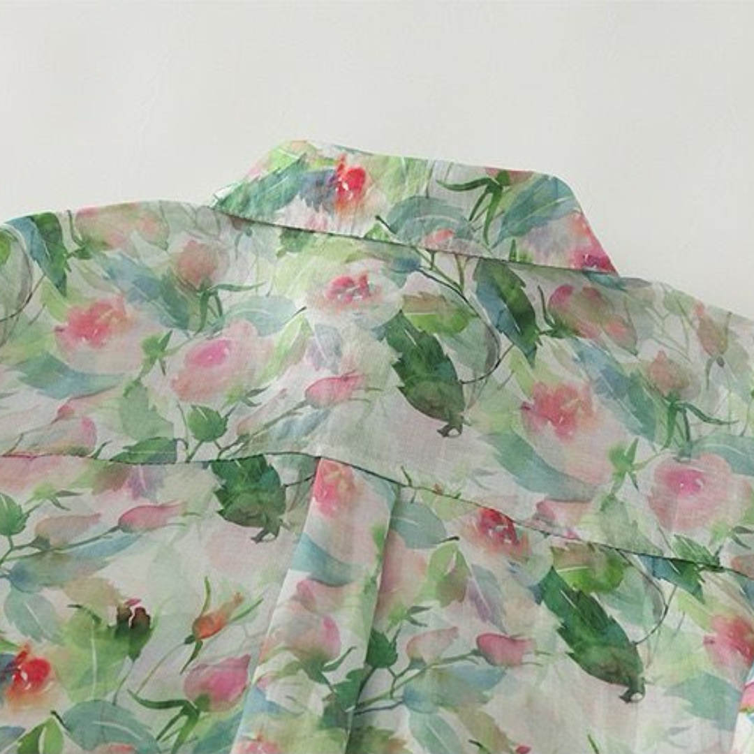 Woman Styled in Pure Cotton Printed Full Sleeve Casual Shirt