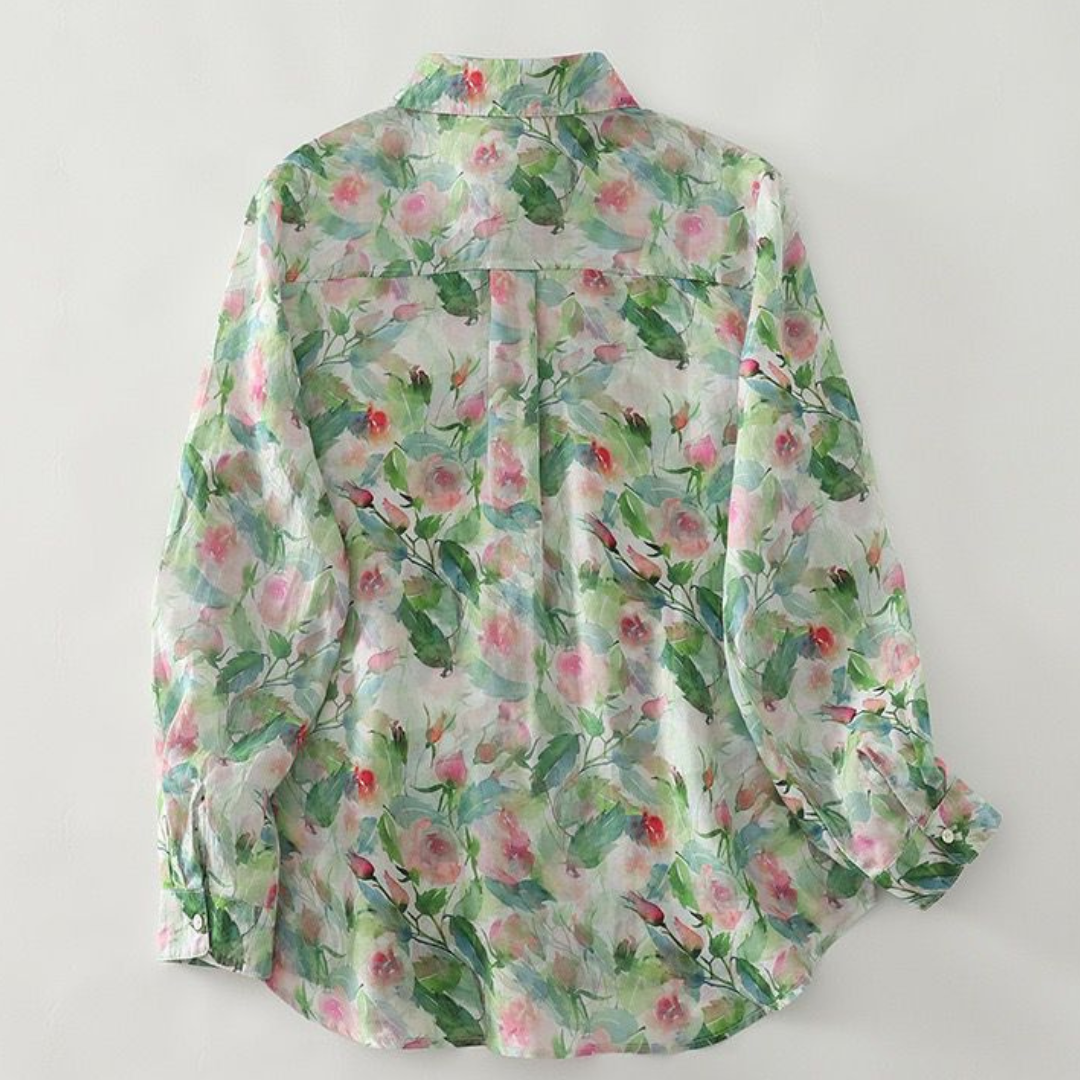 Pure Cotton Printed Full Sleeve Casual Shirt - Side View