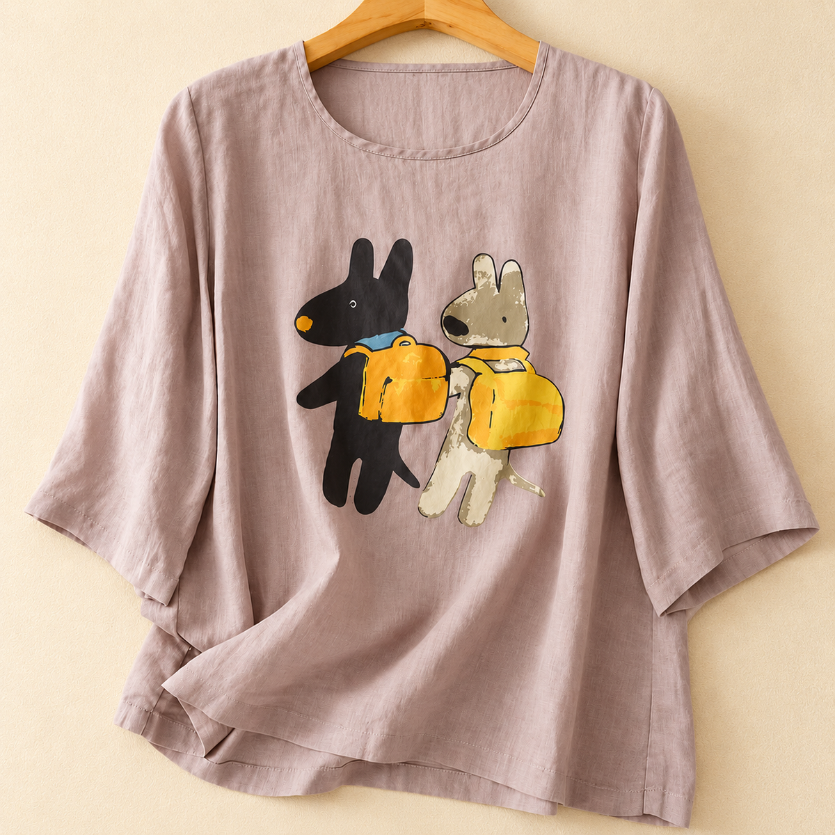 Pure Cotton Printed T-Shirt Top