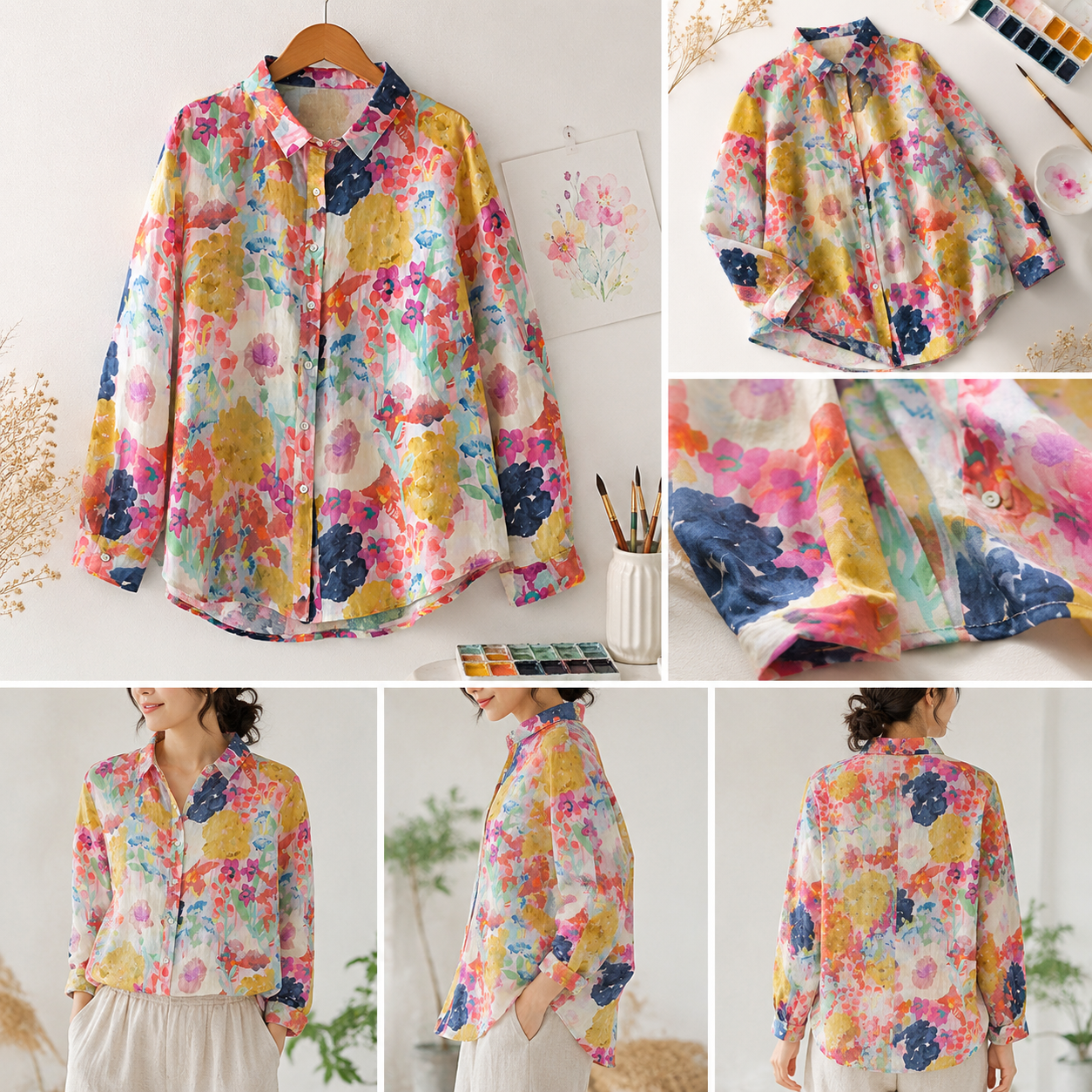 Pure Cotton Printed Full Sleeve Casual Shirt
