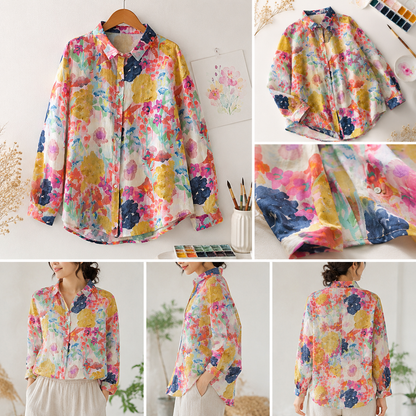 Pure Cotton Printed Full Sleeve Casual Shirt