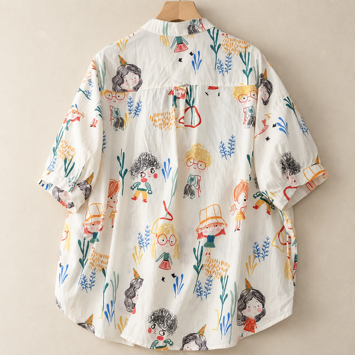 Cotton Digital Printed Comfort Shirt