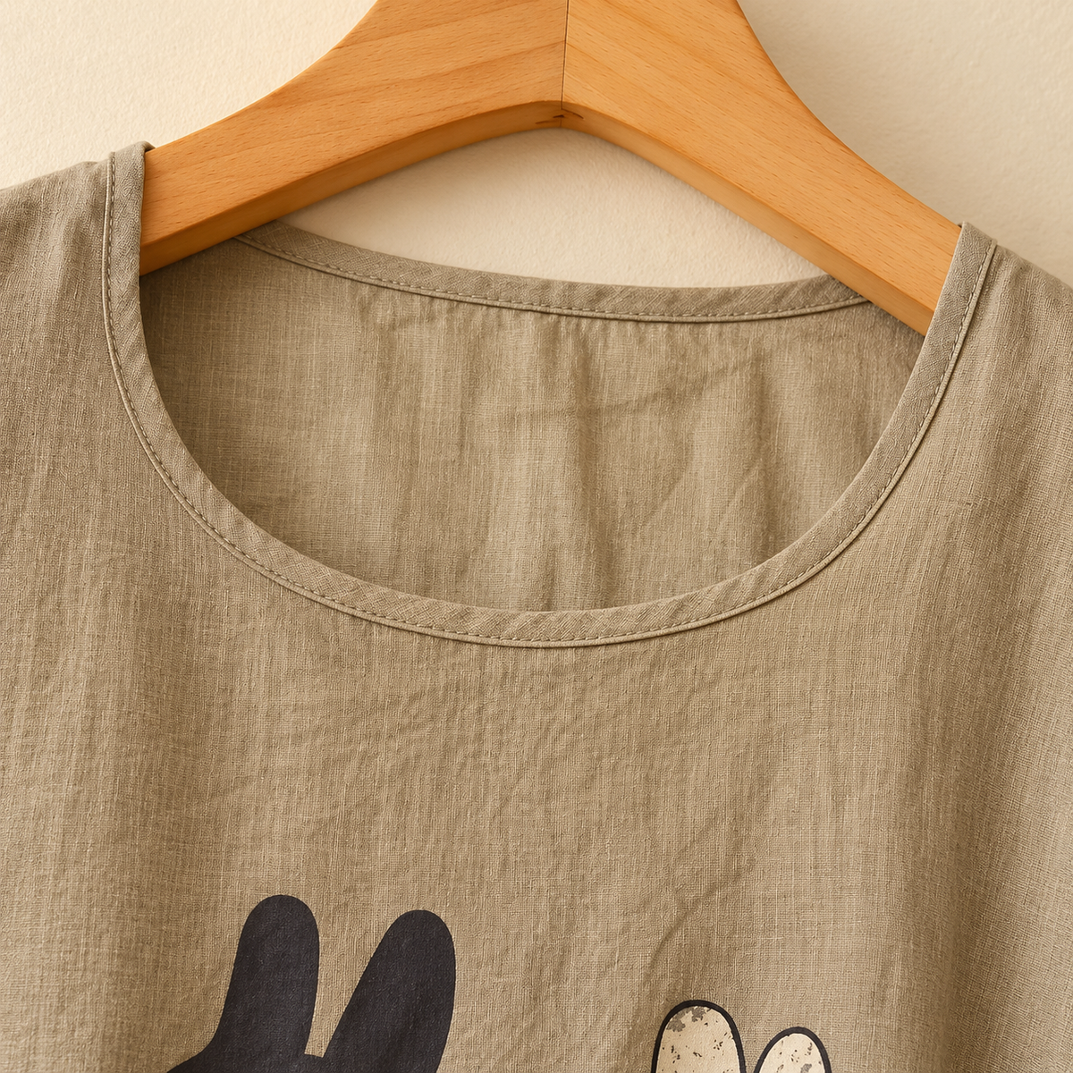 Pure Cotton Printed T-Shirt Top