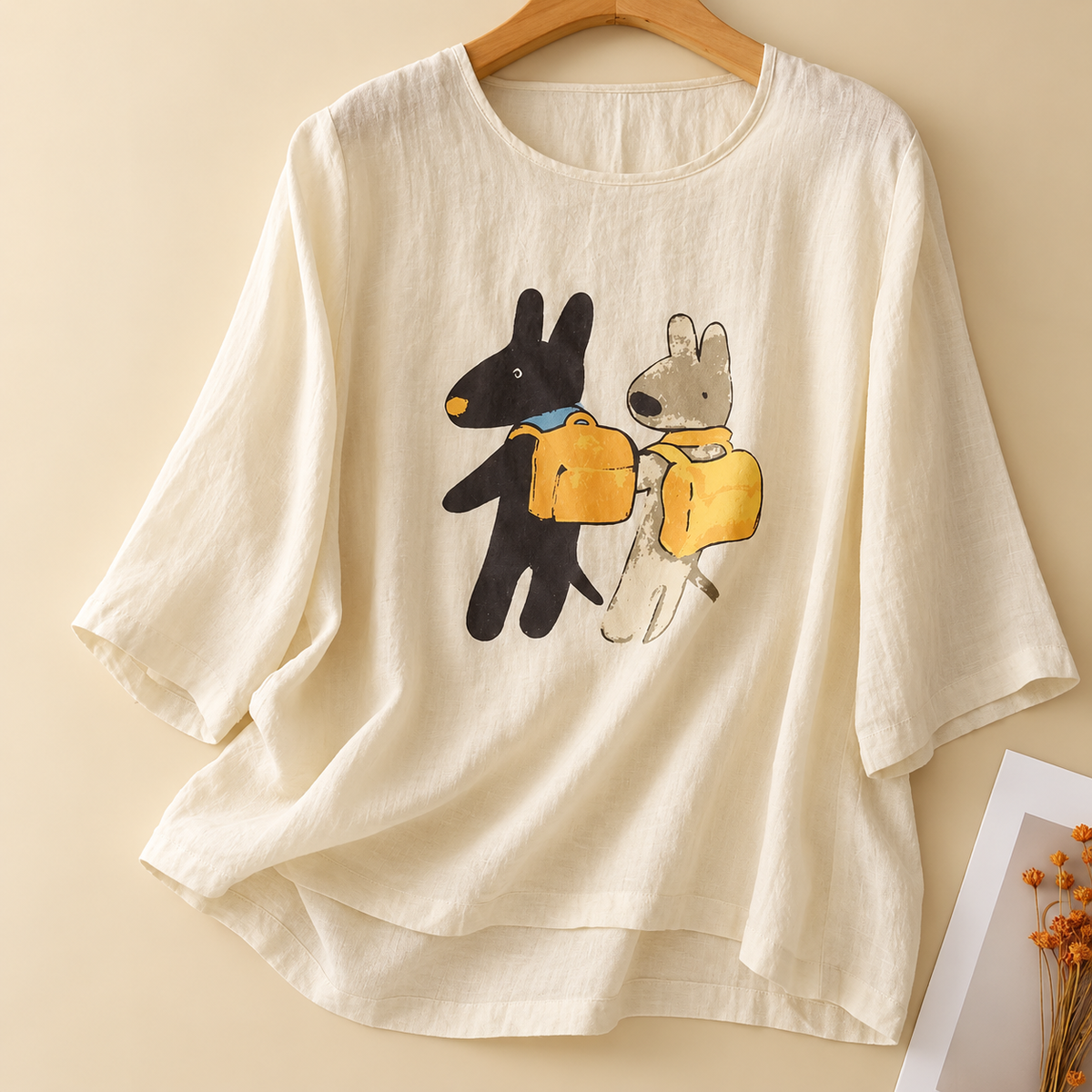 Pure Cotton Printed T-Shirt Top