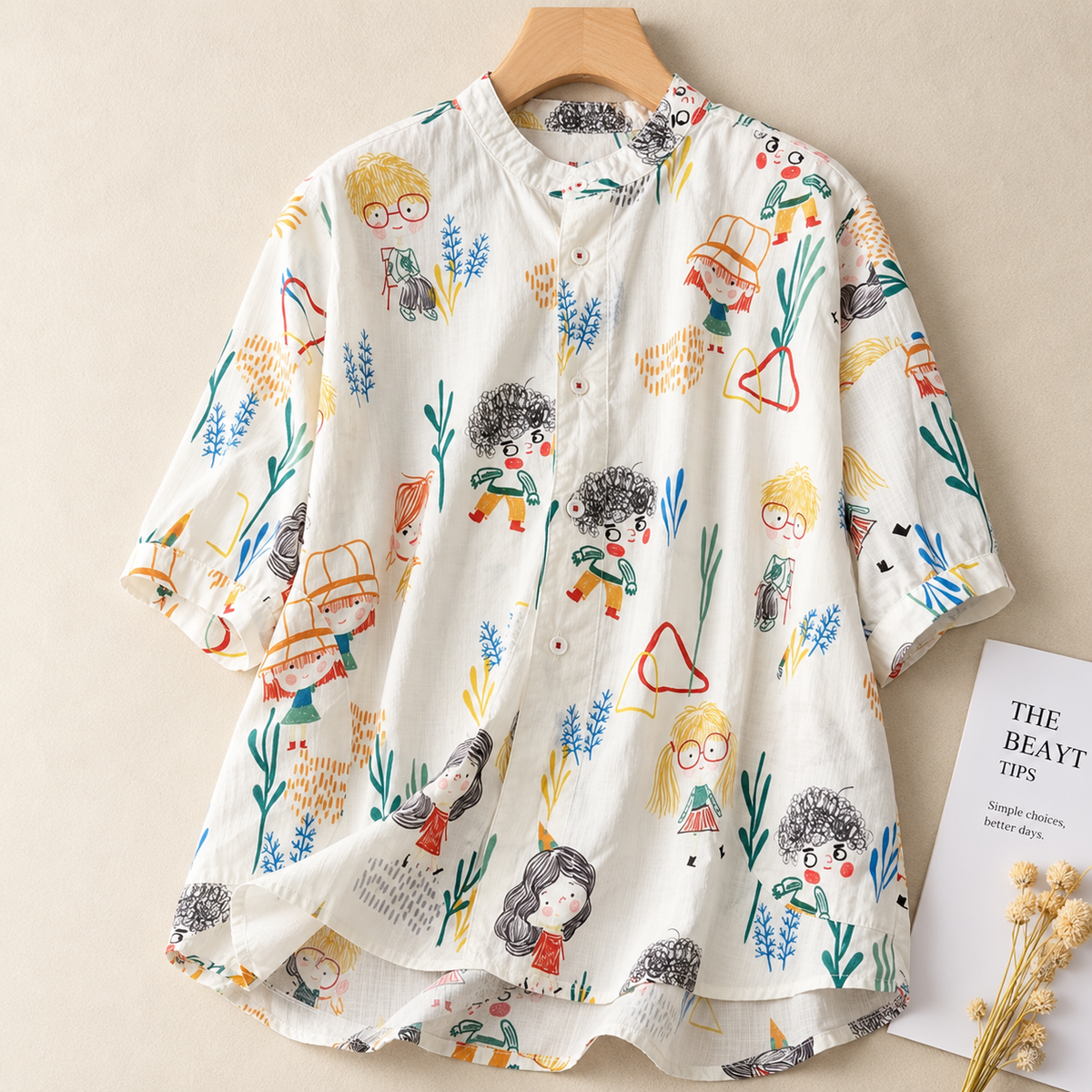 Cotton Digital Printed Comfort Shirt