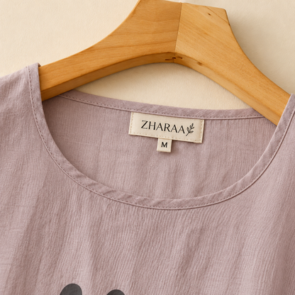 Pure Cotton Printed T-Shirt Top